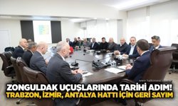Zonguldak uçuşlarında tarihi adım! Trabzon, İzmir, Antalya hattı için geri sayım