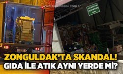 Zonguldak'ta skandal: Gıda ile atık aynı yerde mi?