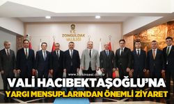 Vali Osman Hacıbektaşoğlu'na yargı mensuplarından önemli ziyaret