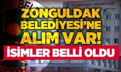 Zonguldak Belediyesi'ne alım var: İsimler belli oldu