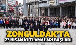 Zonguldak’ta 23 Nisan ktlamaları çelenk sunma töreniyle başladı