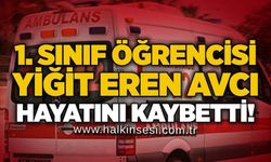 1. sınıf öğrencisi Yiğit Eren Avcı hayatını kaybetti!