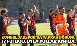 Zonguldakspor’da yaprak dökümü: 17 futbolcuyla yollar ayrıldı!