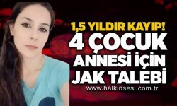 1,5 yıldır kayıp! 4 çocuk annesi için JAK talebi