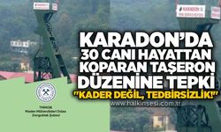Karadon’da 30 canı hayattan koparan taşeron düzenine tepki: "Kader değil, tedbirsizlik!"