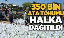 Kdz. Ereğli Belediyesi 350 bin ata tohumu fidesini halka ücretsiz dağıttı