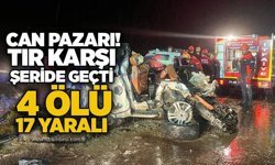 Can pazarı! Tır karşı şeride geçti: 4 ölü, 17 yaralı