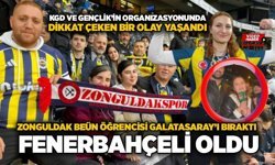 Zonguldak BEÜN öğrencisi Galatasaray’ı bıraktı, Fenerbahçeli oldu…