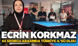 Ecrin Korkmaz, 65 Sporcu arasında Türkiye 4.sü oldu!