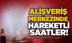 Alışveriş merkezinde hareketli saatler!
