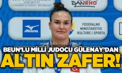 BEUN’lu Millî Judocu Gülenay’dan Avrupa’da Altın Zafer
