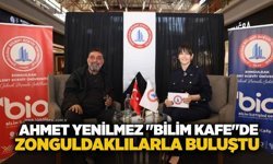 Ahmet Yenilmez "Bilim Kafe"de Zonguldaklılarla buluştu