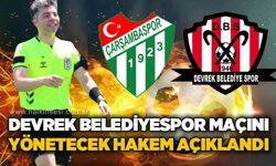 Devrek Belediyespor maçını yönetecek hakem açıklandı