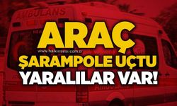 Araç şarampole uçtu, yaralılar var!