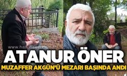 Gazeteci Muzaffer Akgün, kabri başında dualarla anıldı