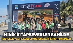 Minik kitapseverler sahilde: Bahçelievler İlkokulu öğrencileri Kitap Fuarında!