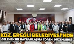 Kdz. Ereğli Belediyesi’nde Geleneksel Bayramlaşma Töreni düzenlendi
