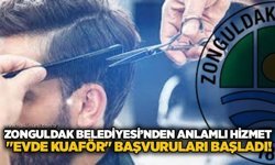 Zonguldak Belediyesi’nden anlamlı hizmet: "Evde Kuaför" başvuruları başladı!