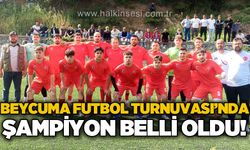 Beycuma Futbol Turnuvası'nda şampiyon belli oldu!..