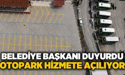 Belediye Başkanı duyurdu otopark hizmete açılıyor