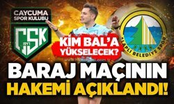 Baraj maçının hakemi açıklandı! Kim BAL’a yükselecek?