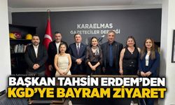 Başkan Tahsin Erdem’den KGD’ye Bayram ziyaret