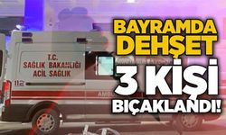 Bayramda dehşet 3 kişi bıçaklandı!