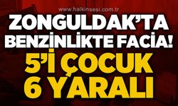Zonguldak'ta benzinlikte facia: 5'i çocuk 6 yaralı!
