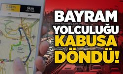 Bayram yolculuğu kabusa döndü!