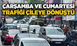 Çarşamba ve Cumartesi trafiği çileye dönüştü