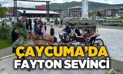 Çaycuma'da fayton sevinci