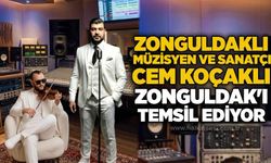 Zonguldaklı müzisyen ve sanatçı Cem Koçaklı Zonguldak'ı temsil ediyor