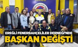 Ereğli Fenerbahçeliler Derneği’nde Başkan değişti...