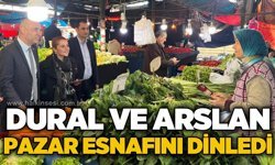 CHP Zonguldak'tan Kozlu Pazaryeri'nde esnaf ziyareti