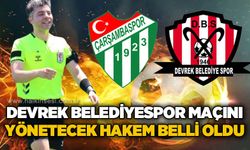 Devrek Belediyespor maçını yönetecek hakem açıklandı