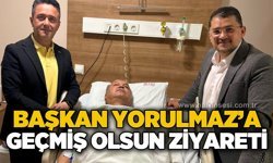 AK Parti heyetinden Başkan Mustafa Yorulmaz'a ameliyat sonrası ziyaret