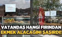 Vatandaş hangi fırından ekmek alacağını şaşırdı!