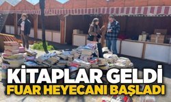 Kitaplar geldi, fuar heyecanı başladı
