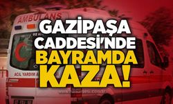Gazipaşa Caddesi'nde bayramda kaza