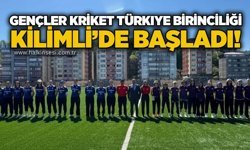 Gençler Kriket Türkiye Birinciliği Kilimli’de başladı!