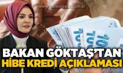 Bakan Göktaş'tan hibe kredi açıklaması