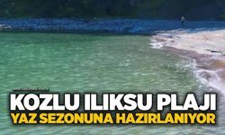Kozlu Ilıksu Plajı yaz sezonuna hazırlanıyor