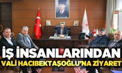 İş insanlarından Vali Osman Hacıbektaşoğlu'na ziyaret