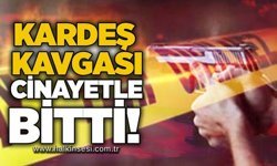 Kardeş kavgası cinayetle bitti!