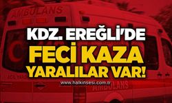 Kdz. Ereğli'de feci kaza: Yaralılar var!