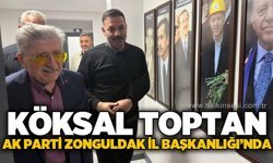 Köksal Toptan AK Parti Zonguldak İl Başkanlığı’nı ziyaret etti