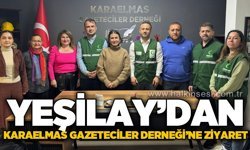 Yeşilay'dan Karaelmas Gazeteciler Derneği'ne ziyaret