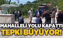 Mahalleli yolu kapattı, tepki büyüyor!