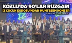 Kozlu’da 90’lar rüzgarı: İz Çoçuk Korosu’ndan muhteşem konser