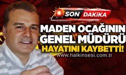 Maden ocağının genel müdürü hayatını kaybetti!